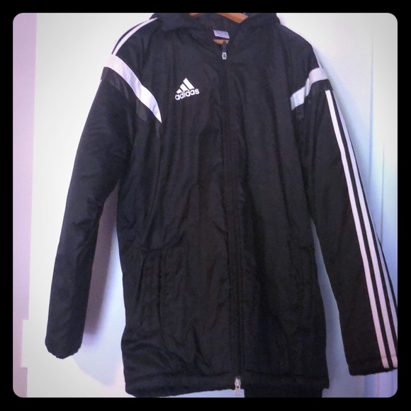 adidas soccer bench coat